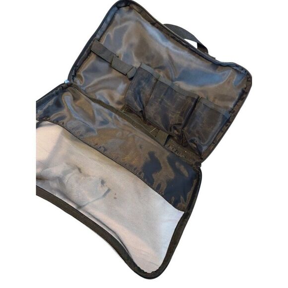 Modella Black Travel Organizer Bag With Zipper Pockets & Handle - Picture 2 of 9